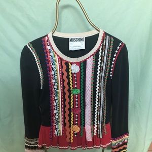 AUTHENTIC MOSCHINO MULTICOLOR RUNWAY JACKET SZ S